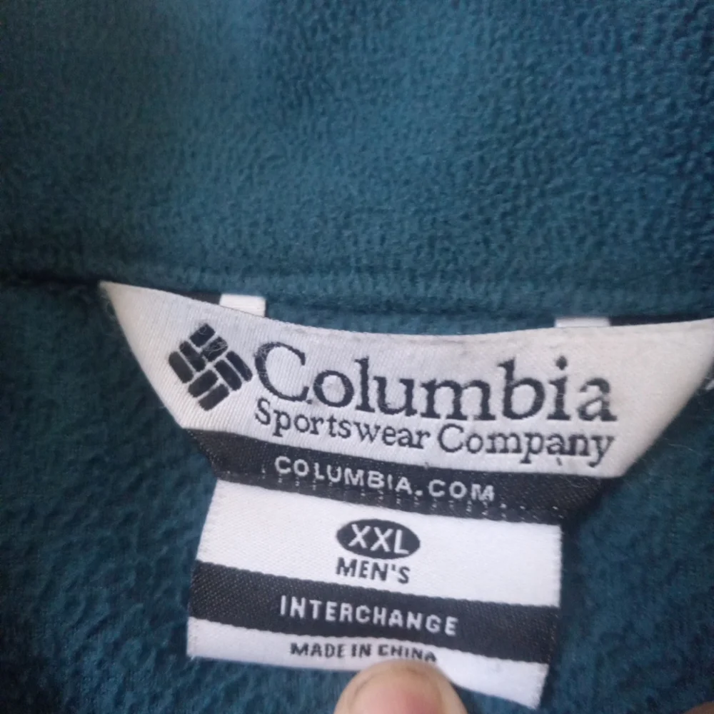 Columbia Sportswear Mens 1/4 Zip Pullover Sweater Stretch Outdoor Blue Size 2XL